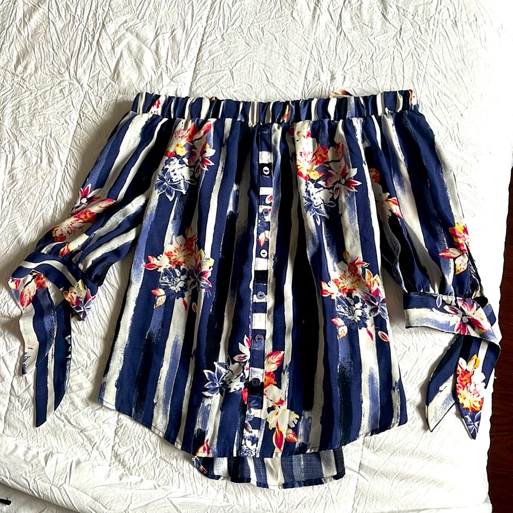 Off the shoulder blouse